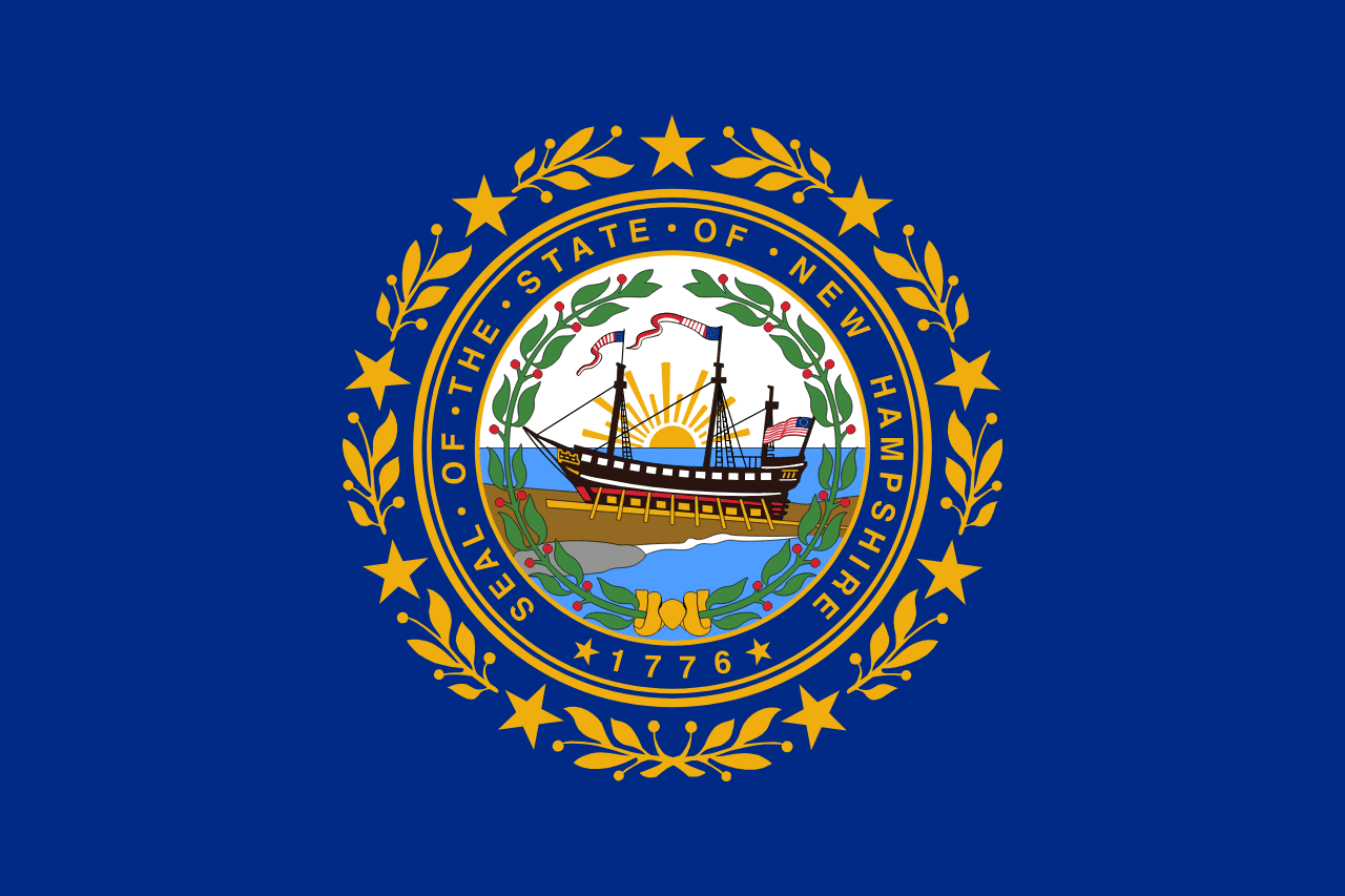 Flag of New Hampshire — New Hampshire license reinstatement