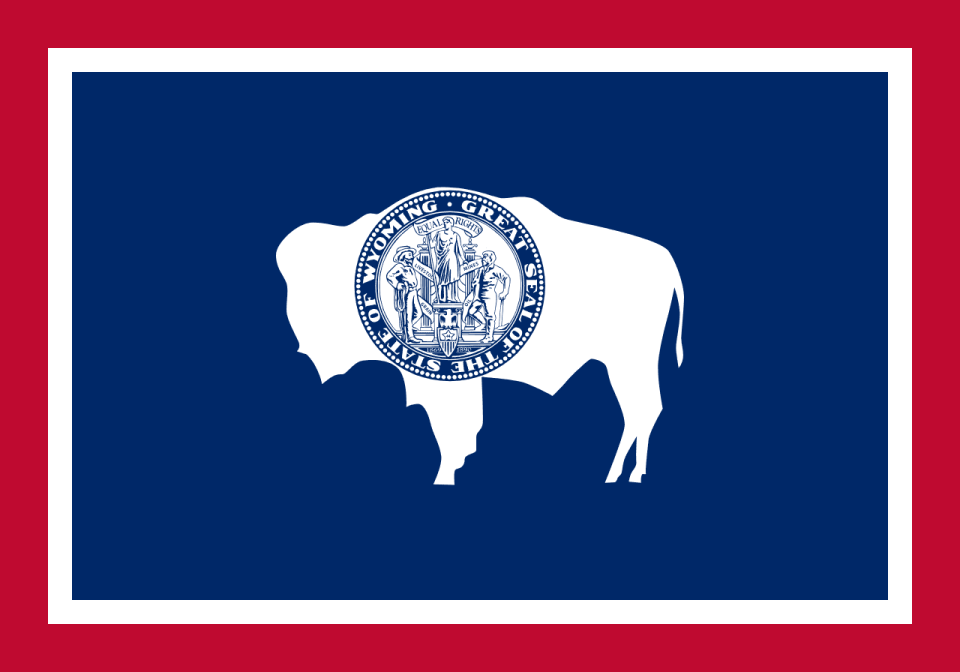 Wyoming state flag